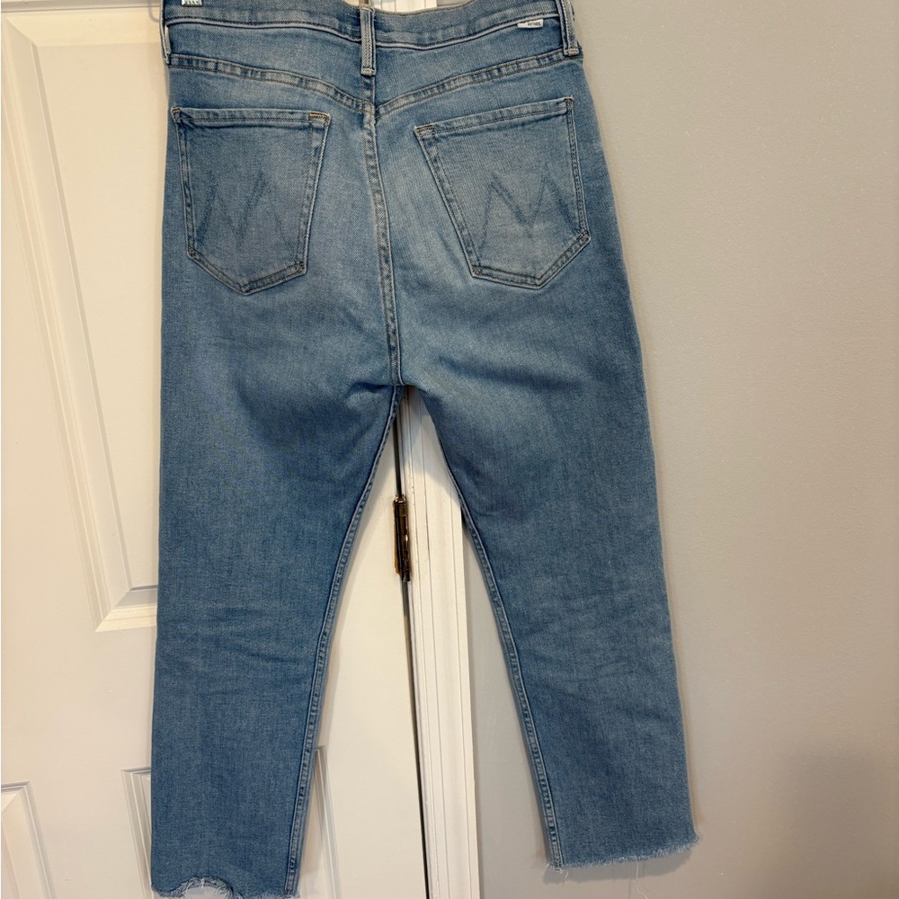 Womens Mother Jeans - Tomcat Ankle Fray - kitty corner wash - size 28 - Picture 8 of 9